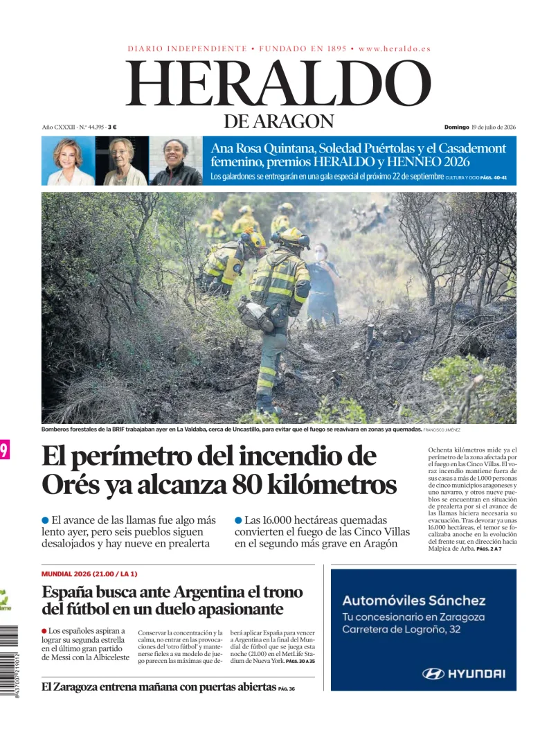 Heraldo de Aragón — 19/07