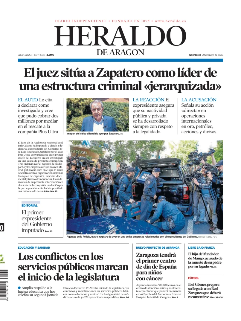 Heraldo de Aragón — 20/05