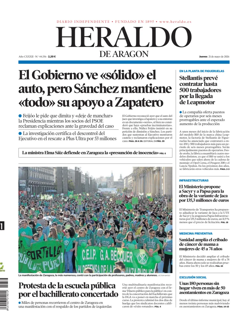 Heraldo de Aragón — 21/05