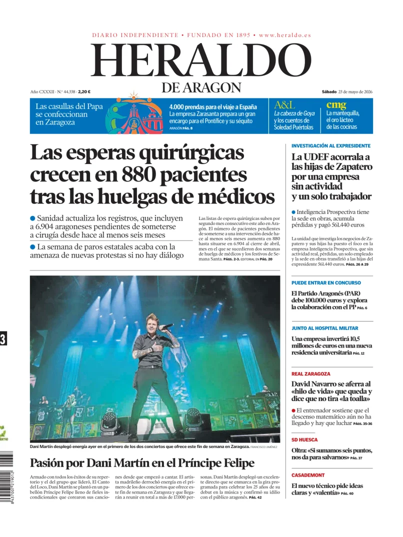 Heraldo de Aragón — 23/05
