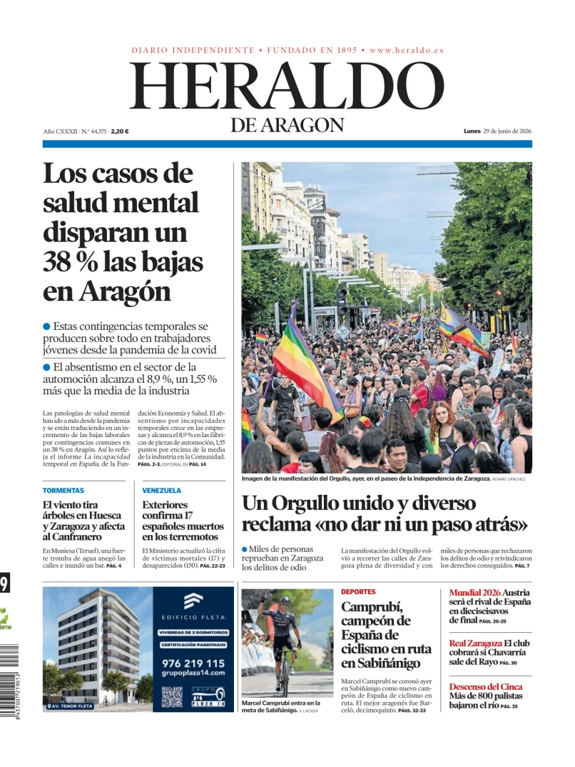 Heraldo de Aragón — 29/06