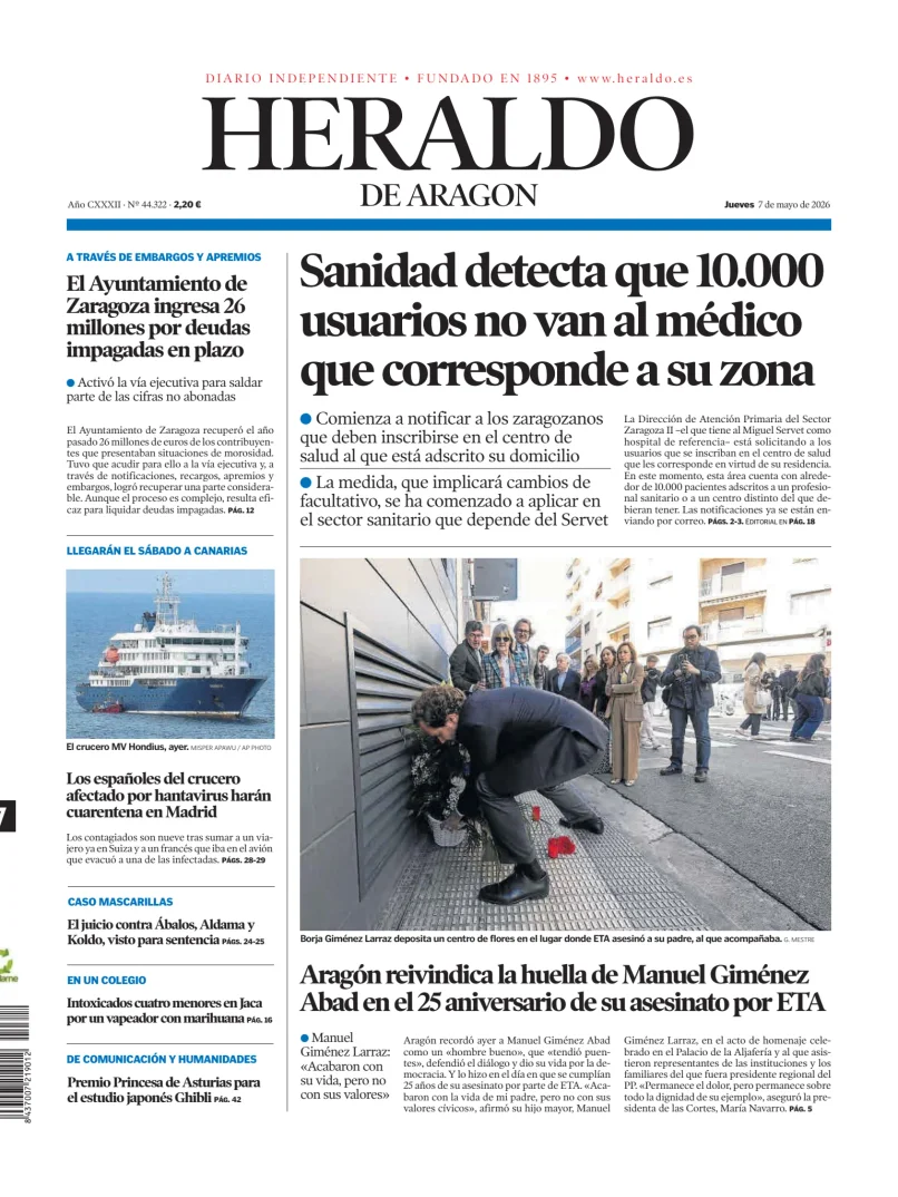 Heraldo de Aragón — 07/05