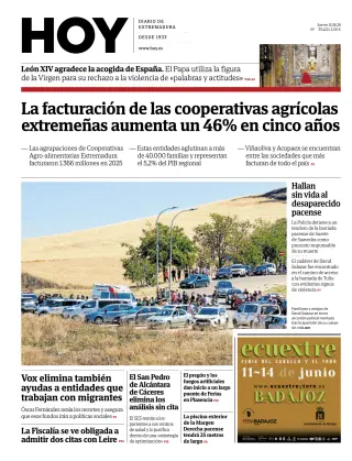 Portada de Hoy, 11 de junio de 2026