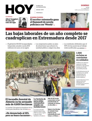 Portada de Hoy, 12 de julio de 2026