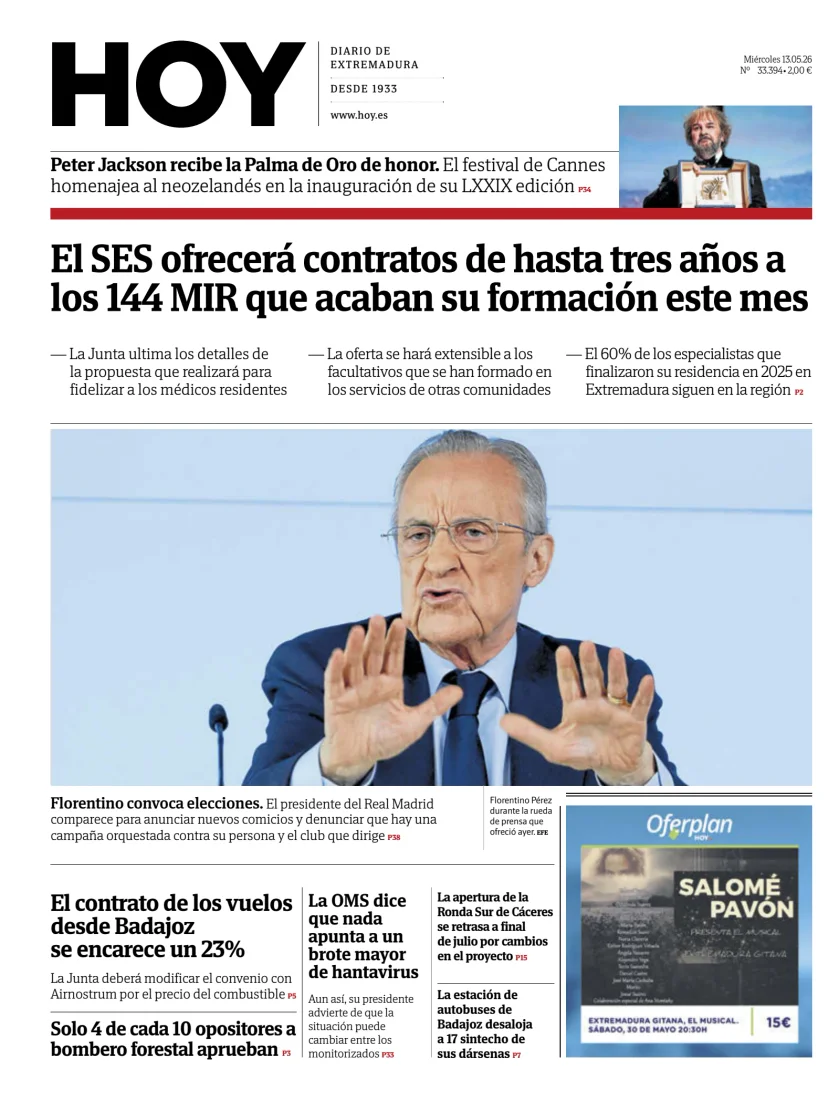 Hoy — 13/05