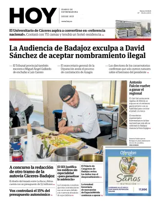Portada de Hoy, 2 de junio de 2026