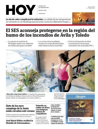 Portada de Hoy, 28 de julio de 2026