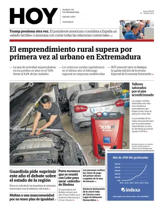 Portada de Hoy, 9 de julio de 2026