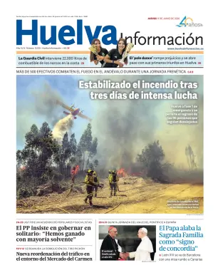 Portada de Huelva Información, 11 de junio de 2026
