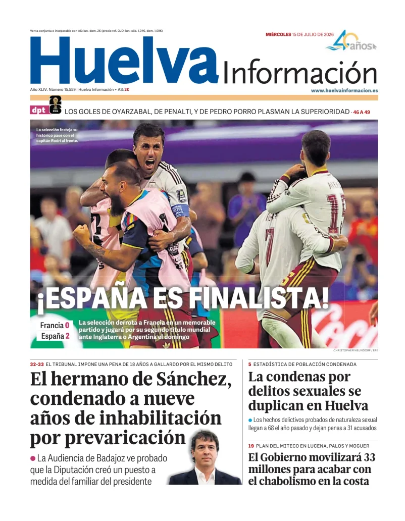 Huelva Información — 15/07