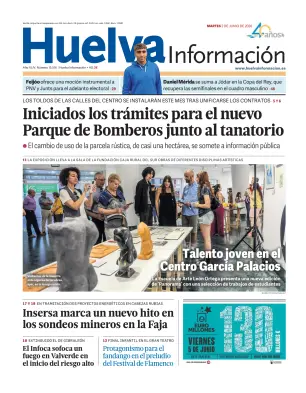 Portada de Huelva Información, 2 de junio de 2026