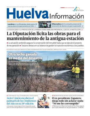 Portada de Huelva Información, 24 de julio de 2026