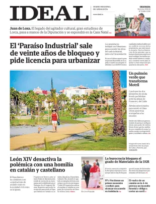 Portada de Ideal, 10 de junio de 2026
