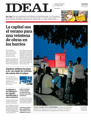 Portada de Ideal, 24 de julio de 2026
