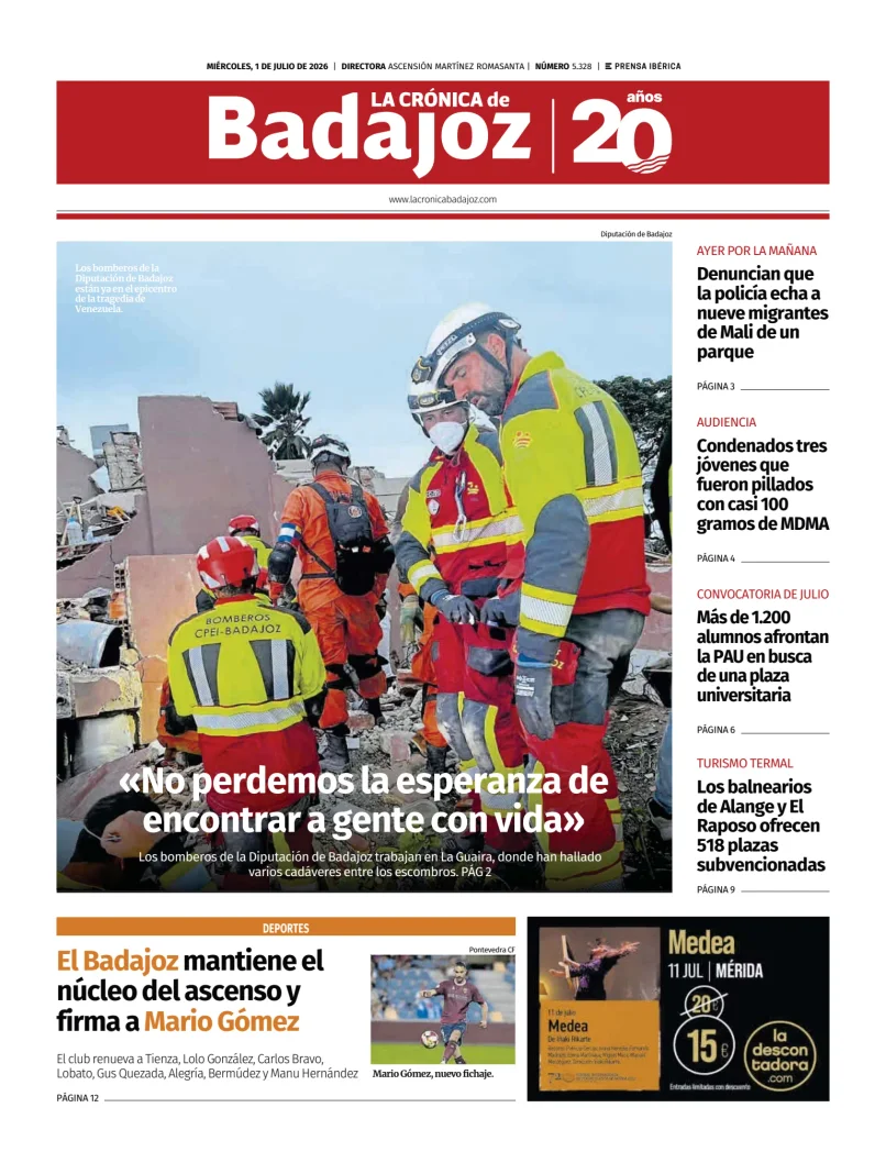 La Crónica de Badajoz — 01/07