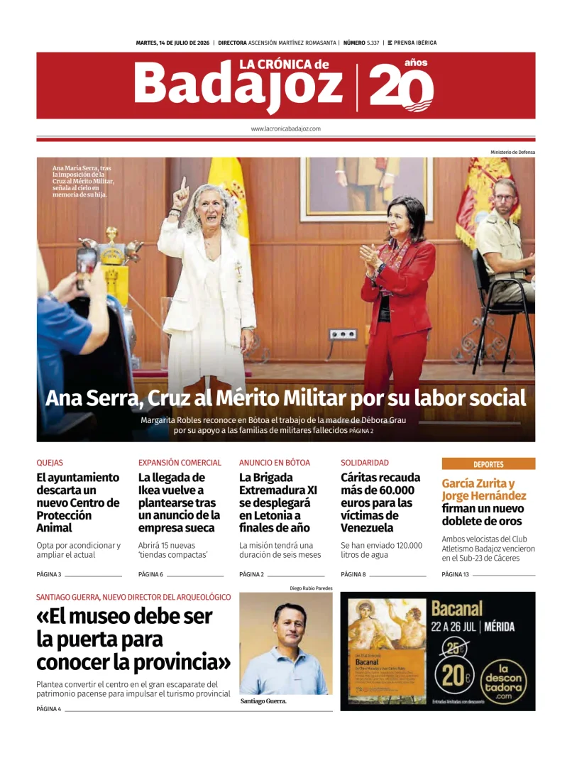 La Crónica de Badajoz — 14/07