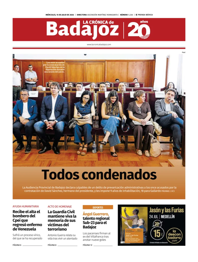 La Crónica de Badajoz — 15/07