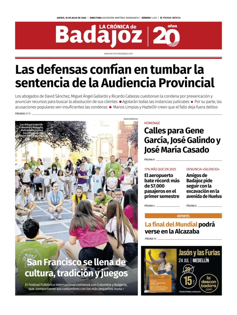 La Crónica de Badajoz — 16/07