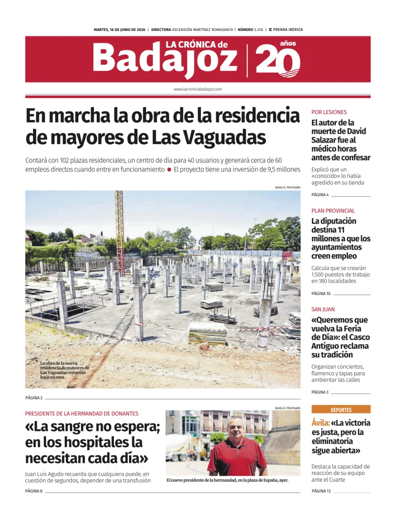 La Crónica de Badajoz — 16/06