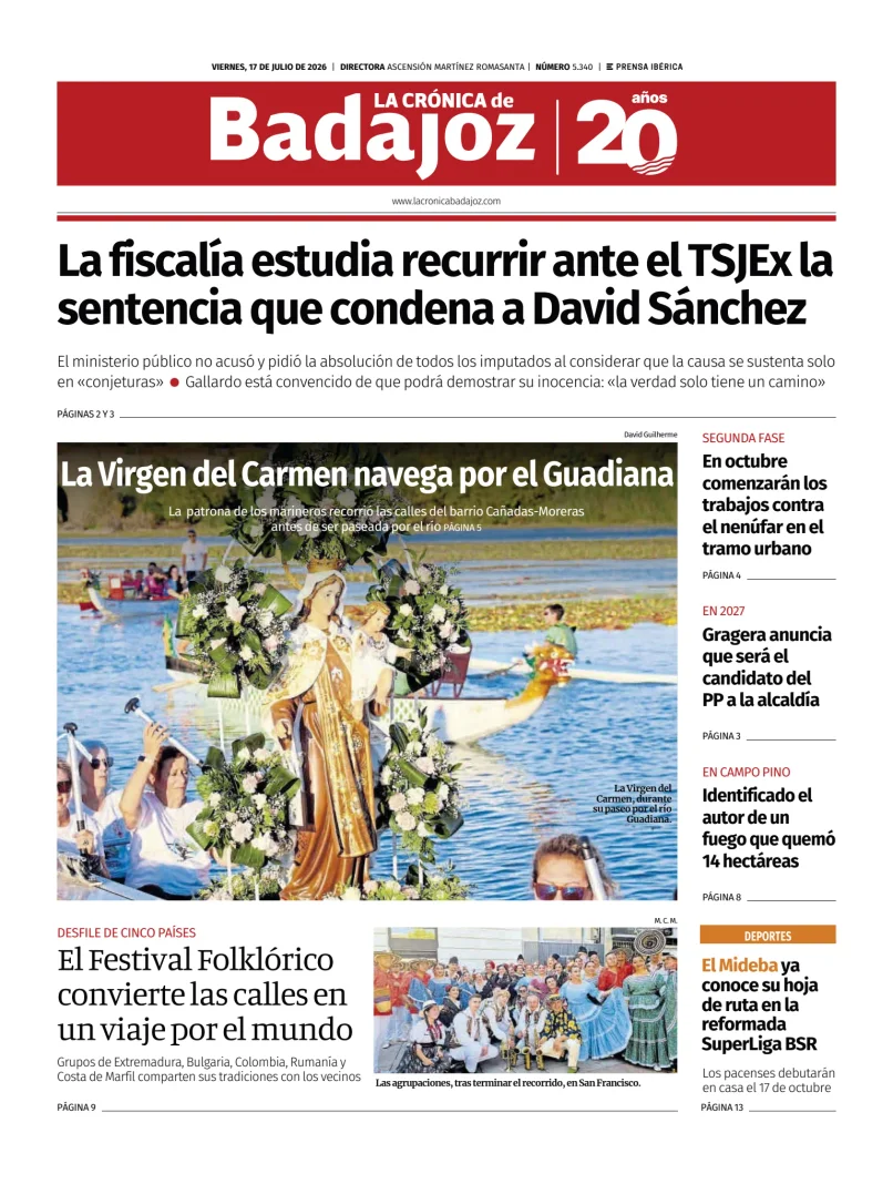 La Crónica de Badajoz — 17/07