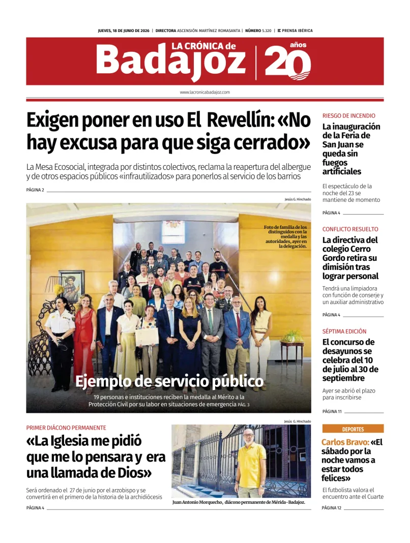 La Crónica de Badajoz — 18/06