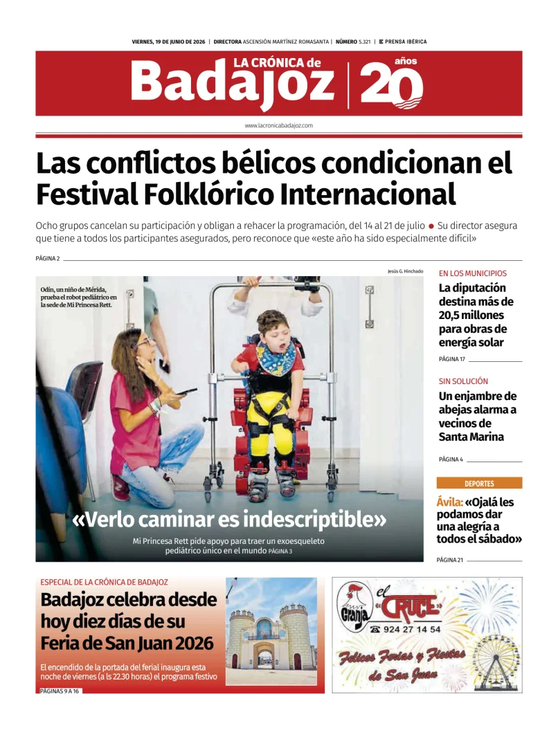 La Crónica de Badajoz — 19/06