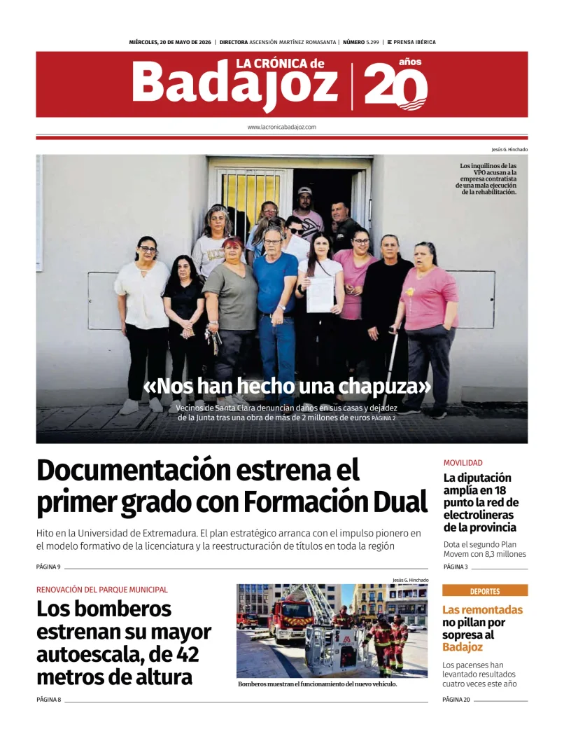 La Crónica de Badajoz — 20/05
