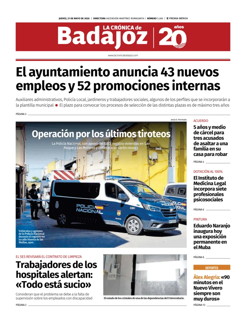 La Crónica de Badajoz — 21/05