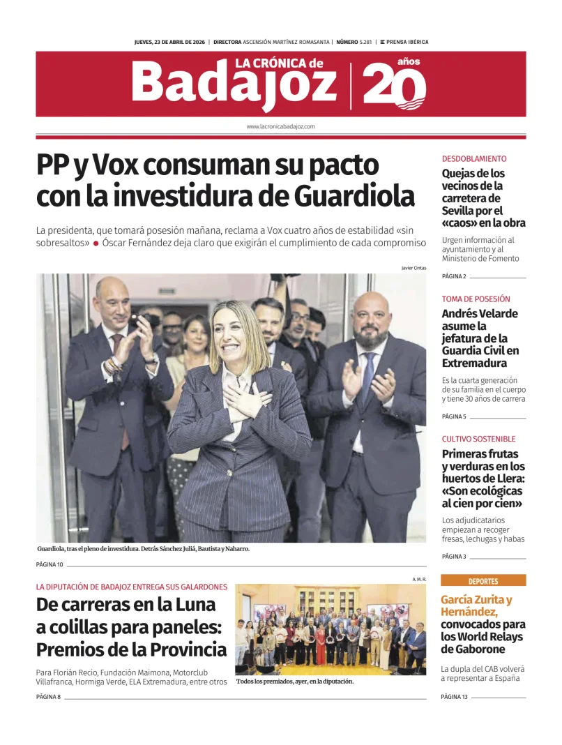 La Crónica de Badajoz — 23/04