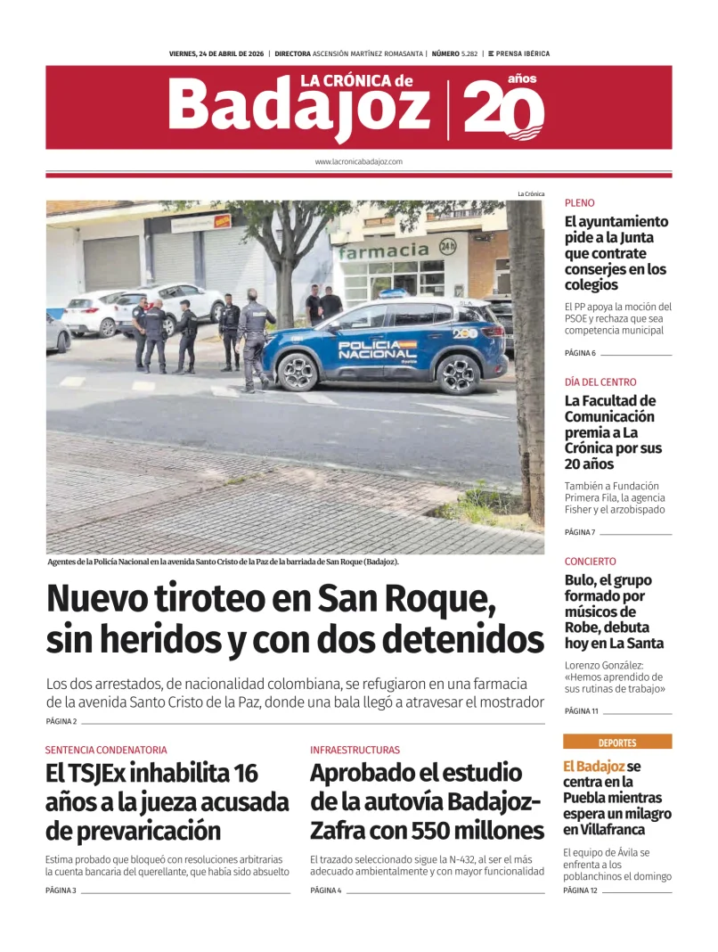 La Crónica de Badajoz — 24/04