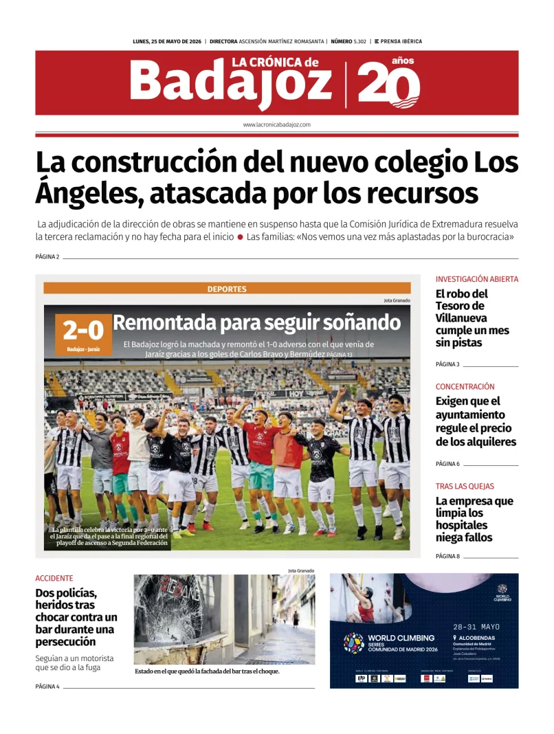 La Crónica de Badajoz — 25/05