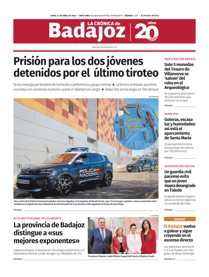 La Crónica de Badajoz — 27/04