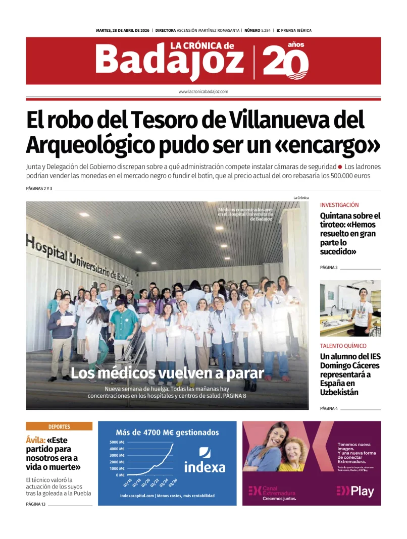 La Crónica de Badajoz — 28/04