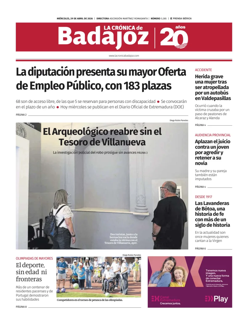 La Crónica de Badajoz — 29/04