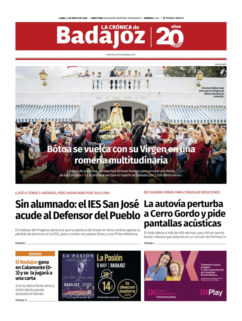 La Crónica de Badajoz — 04/05