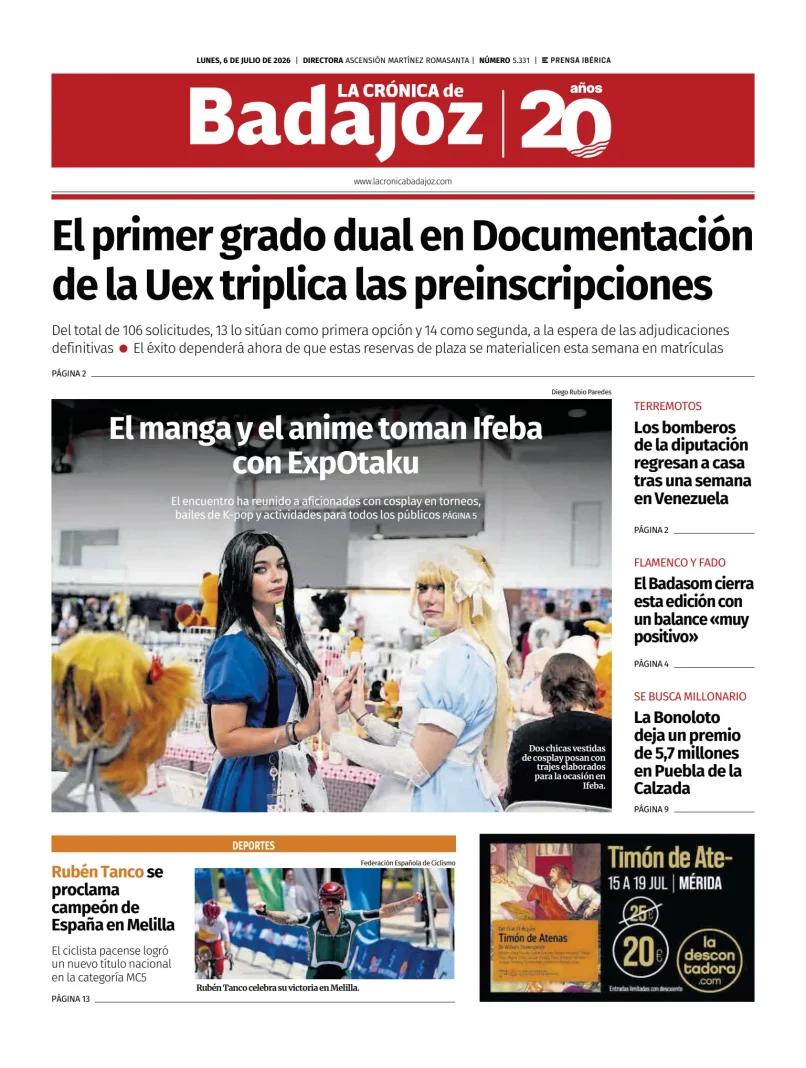 La Crónica de Badajoz — 06/07