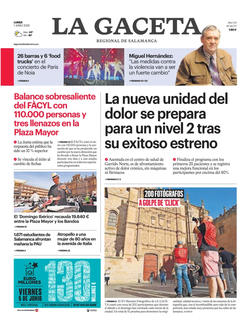 La Gaceta de Salamanca — 01/06
