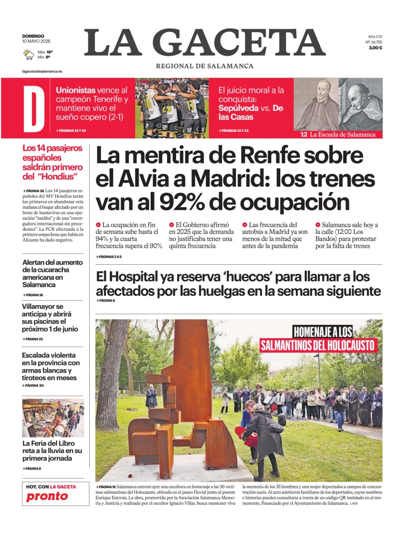 La Gaceta de Salamanca — 10/05