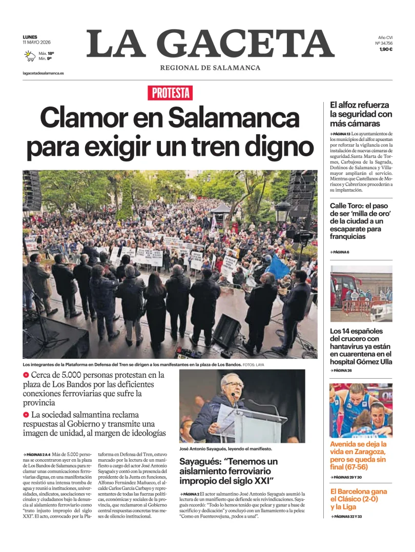 La Gaceta de Salamanca — 11/05
