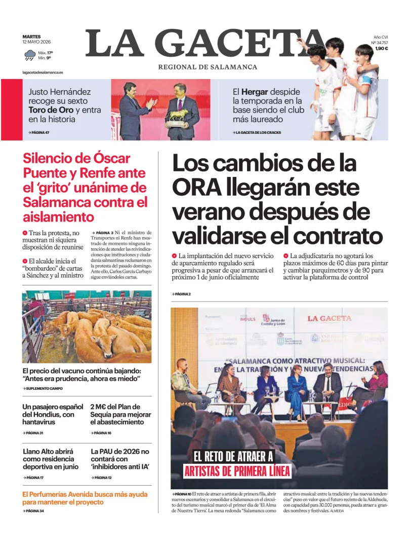 La Gaceta de Salamanca — 12/05