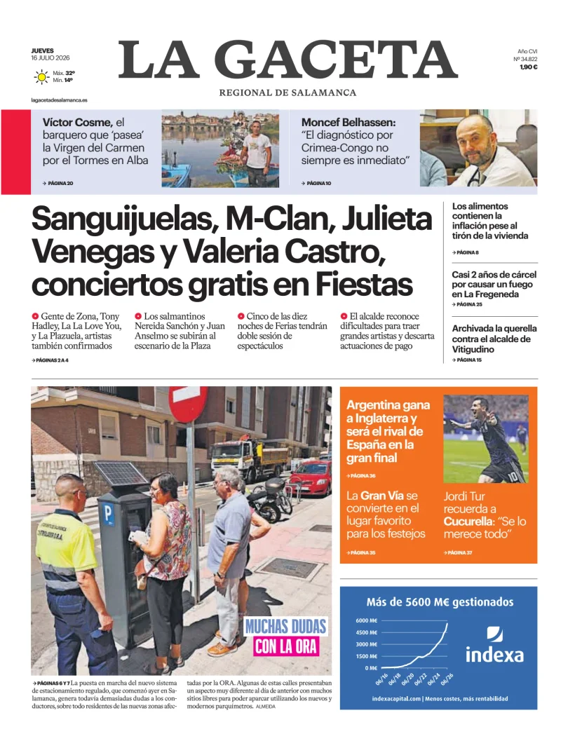 La Gaceta de Salamanca — 16/07