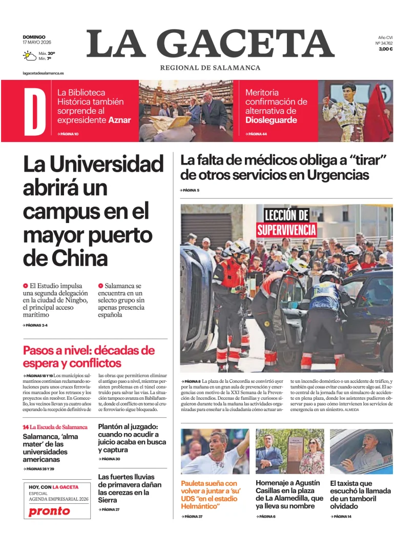 La Gaceta de Salamanca — 17/05