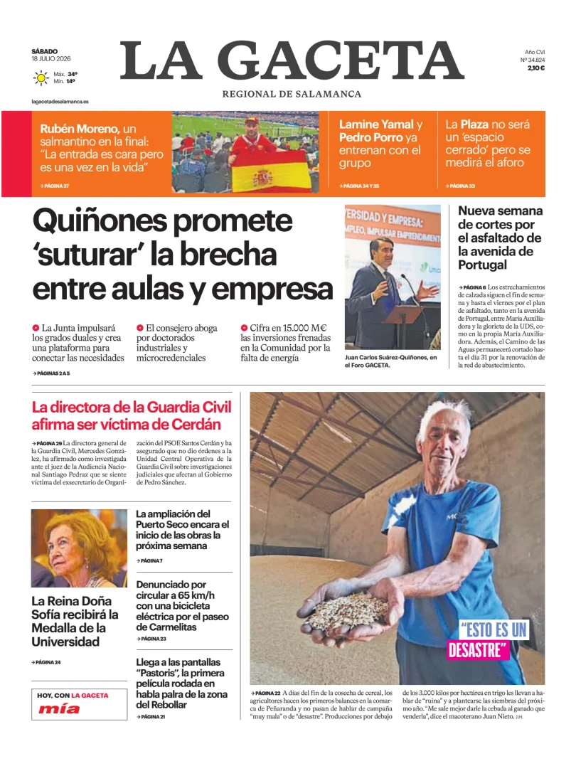 La Gaceta de Salamanca — 18/07