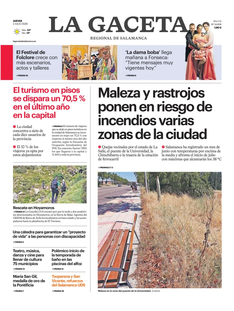 La Gaceta de Salamanca — 02/07