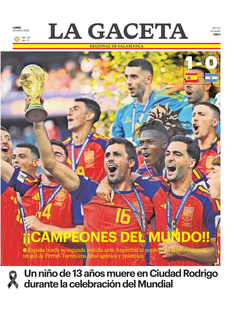 La Gaceta de Salamanca — 20/07