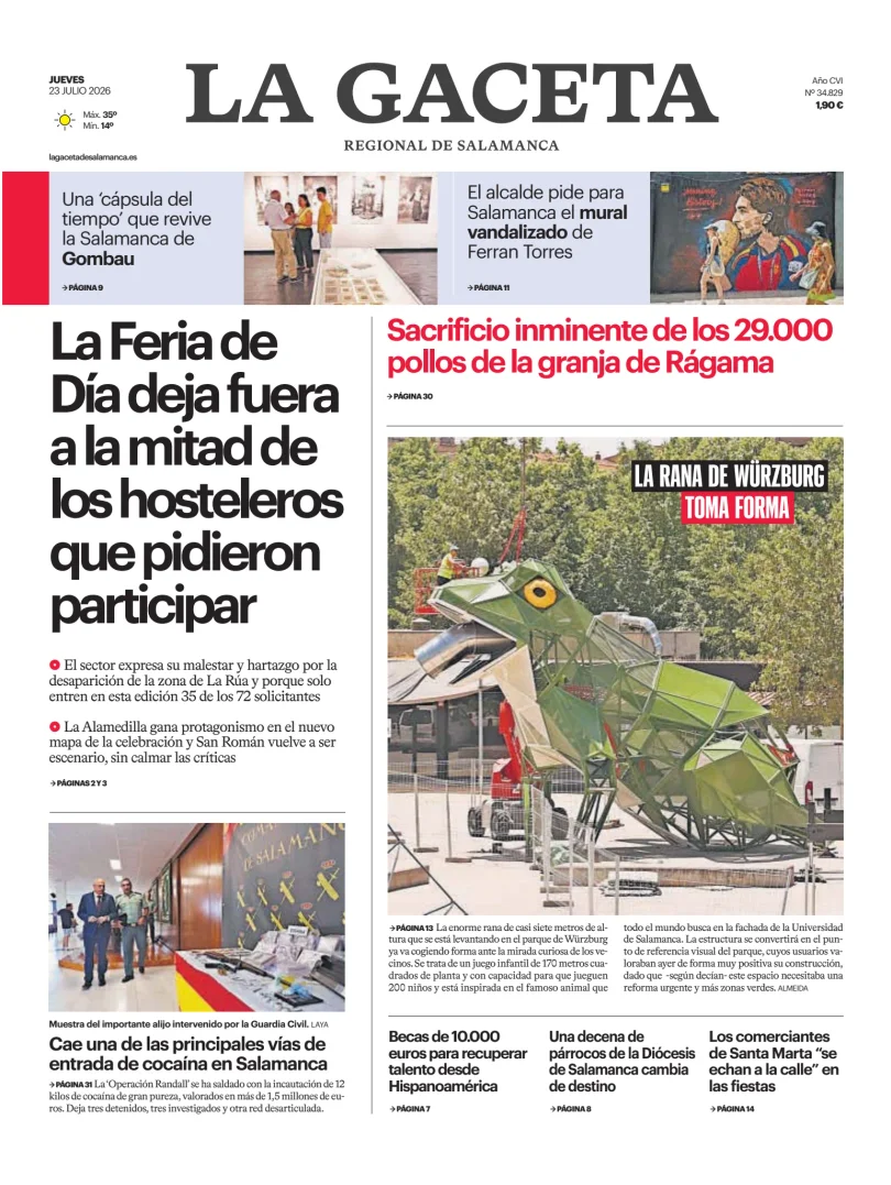 La Gaceta de Salamanca — 23/07