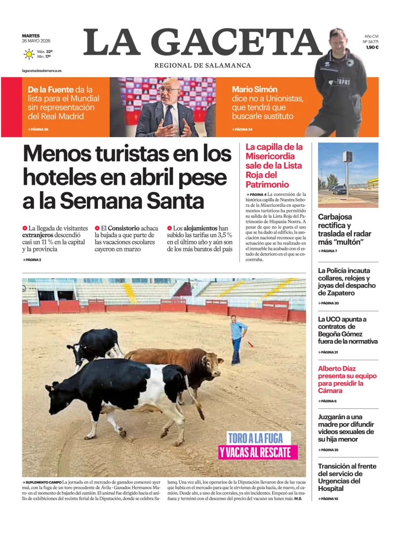 La Gaceta de Salamanca — 26/05