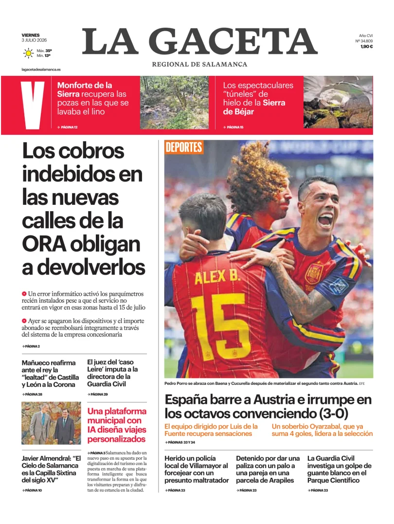 La Gaceta de Salamanca — 03/07