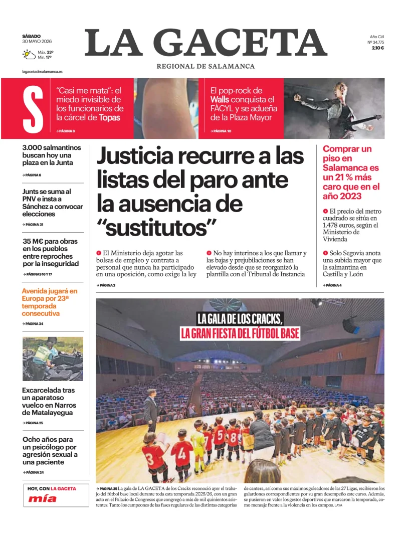 La Gaceta de Salamanca — 30/05