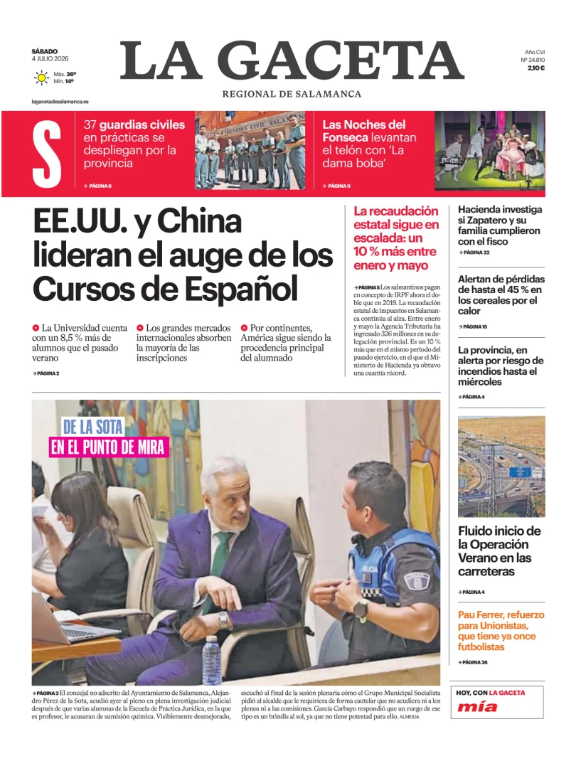 La Gaceta de Salamanca — 04/07